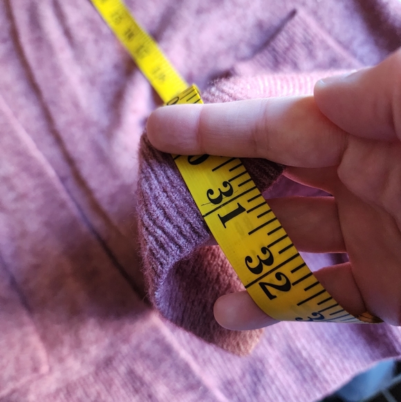 Madewell Heather Petal Dusky Pink Kent Cardigan Wool Blend Sweater - Picture 9 of 9